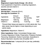 Weider Magnesium Liquid Exotic-Orange 20 x 25ml