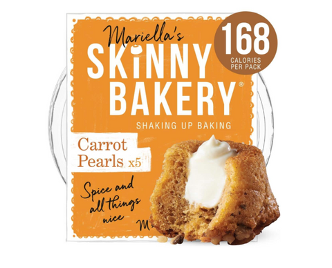 Skinny Bakery Carrot Cake Pearls (6 pack x 5 cakes)