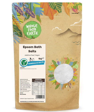 Wholefood Earth Epsom Bath Salts 1kg