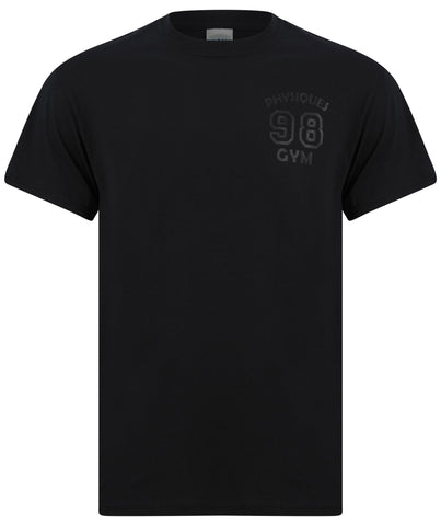 Team Physiques Black/Black Training T-Shirt