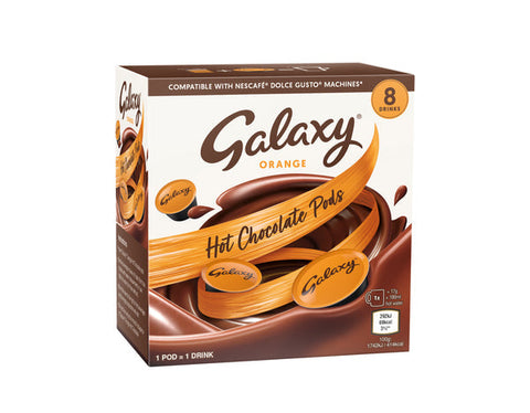 Galaxy Dolce Gusto Orange Hot Chocolate 8 x 17g - Out of Date