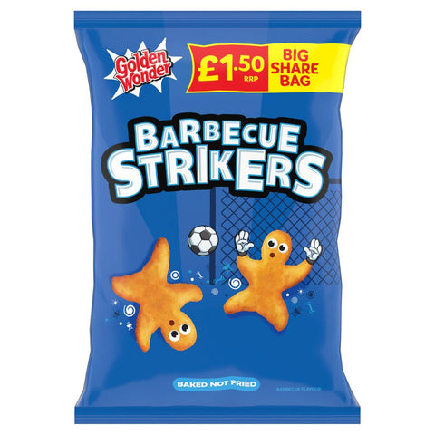 Golden Wonder BBQ Strikers 120g - Out of Date