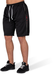 Gorilla Wear Functional Mesh Shorts Black/Red - gymstop