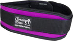 Gorilla Wear Womens Lifting Belt - Black/Purple - gymstop