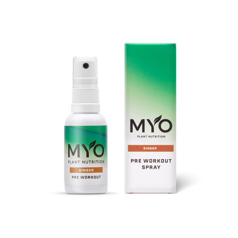 Myo Nutrition Ginger Pre Workout Spray 30ml - Out of Date