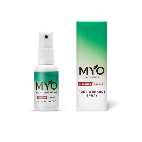 Myo Nutrition Cinnamon & Vanilla Post Workout Spray 30ml - Out of Date