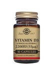 Solgar Vitamin D3 (Cholecalciferol) 22000IU (55mcg) 50 Caps - Out of Date