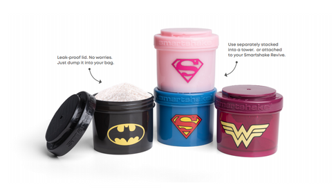 Smartshake Revive Shaker Cups for Protein Shakes With Storage for