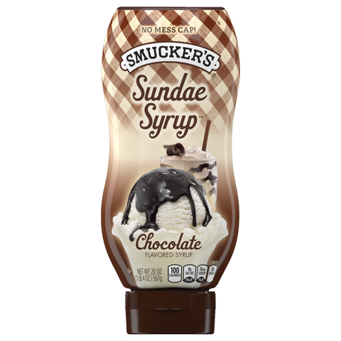Smucker's Sundae Chocolate Flavoured Syrup 567g - Out of Date