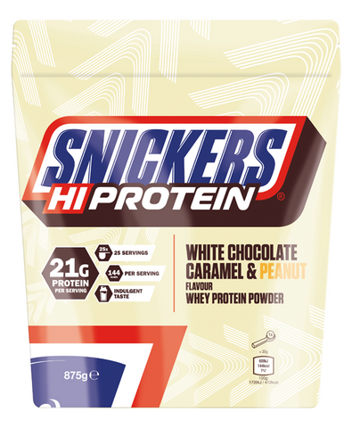 Snickers Protein White Chocolate Caramel & Peanut 875g - Damaged