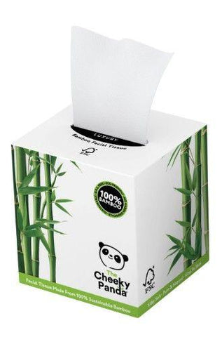 The Cheeky Panda Sustainable Bamboo Facial Tissues Cube