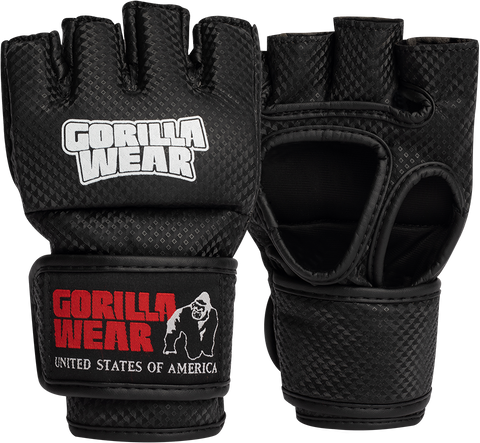 Gorilla Wear Berea MMA Gloves (Without Thumb) - Black/White