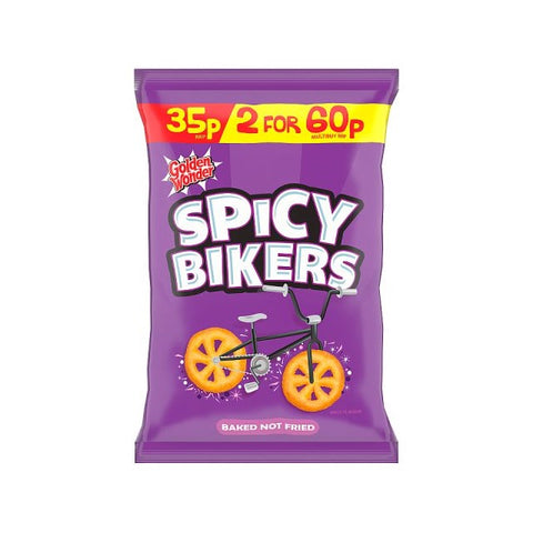 Golden Wonder Spicy Bikers 36 x 22g - Out of Date