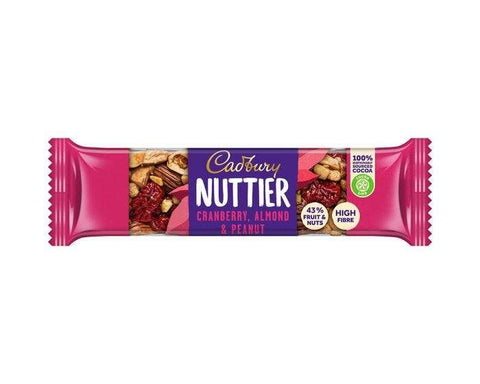 Cadbury's Nuttier Cranberry, Almond & Peanut Bar 15 x 40g