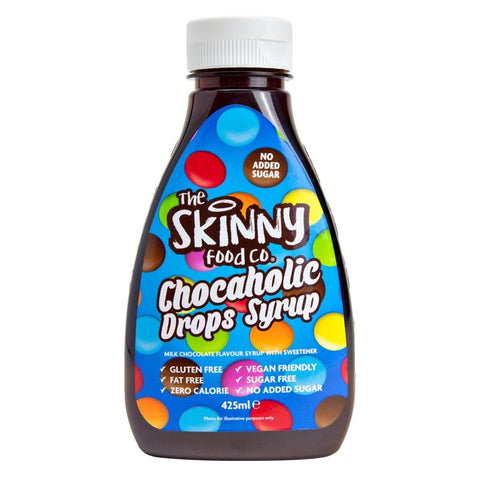 The Skinny Food Co Chocaholic Drops Syrup 425ml