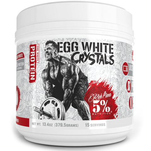 5% Nutrition Unflavored Egg White Crystals Legendary Series 379g