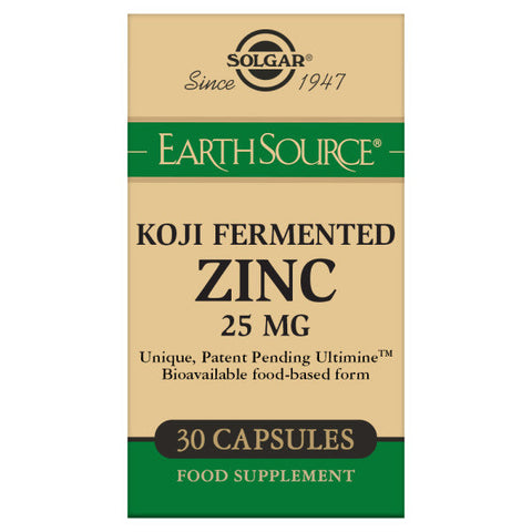 Solgar EarthSource Food-Fermented Koji Zinc 30 Caps