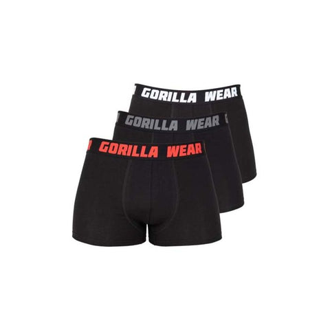 Gorilla Wear Boxer Shorts 3-Pack Black