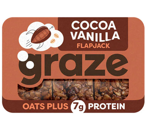 Graze Cherry Bakewell Flapjack 9 x 53g - Out of Date