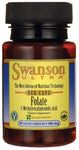 Swanson 5-Methyltetrahydrofolic Acid 400mg 30 Caps - Out of Date