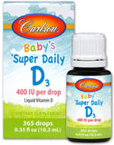 Carlson Labs Baby's Super Daily D3, 400 IU 10 ml