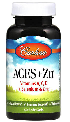Carlson Labs ACES + Zn 60 Softgels