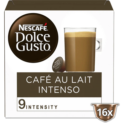 Nescafe Dolce Gusto Café Au Lait Intesnso 16 Caps - Out of Date