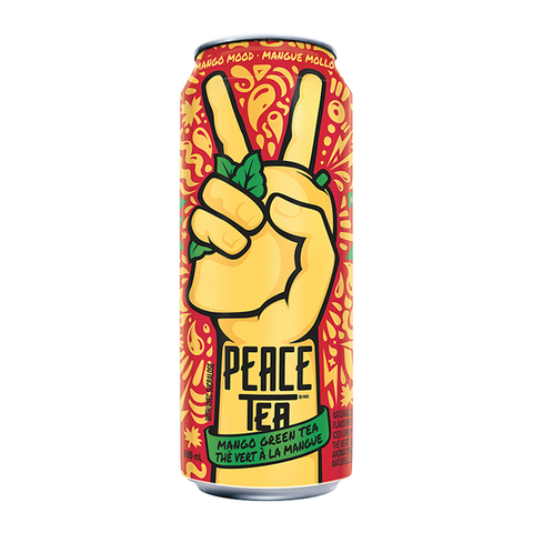 Peace Tea Mango Mood Green Tea 695ml - Out of Date