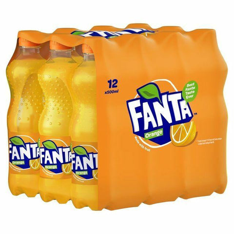 Fanta Orange 12 x 500ml - Out of Date