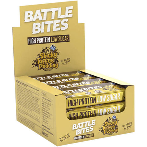 Battle Snacks Sticky Toffee Pudding Battle Bites 12 x 60g