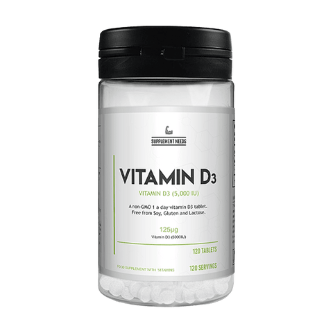 Supplement Needs Vitamin D3 120 Tablets